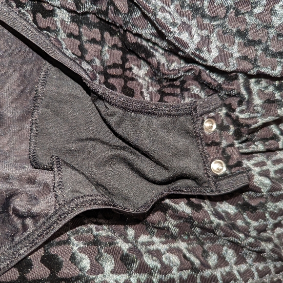 SKIMS Bodysuit NWT Velvety Burnout Logo size XL - Picture 5 of 17